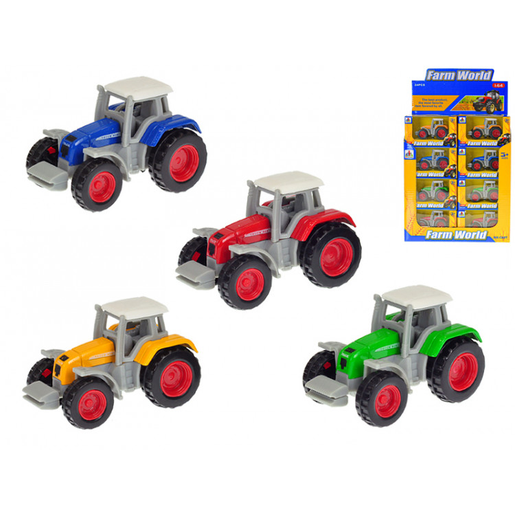 Traktor – mix farieb 7 cm